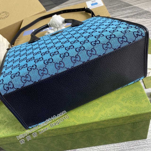 Gucci新款包包 古馳男女同款購物袋 Gucci新款托特包 659983  ydg3249